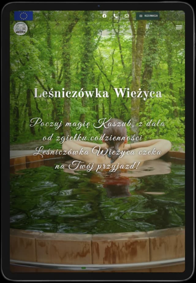 Leśniczówka Wieżyca: Resort Platform & Booking System