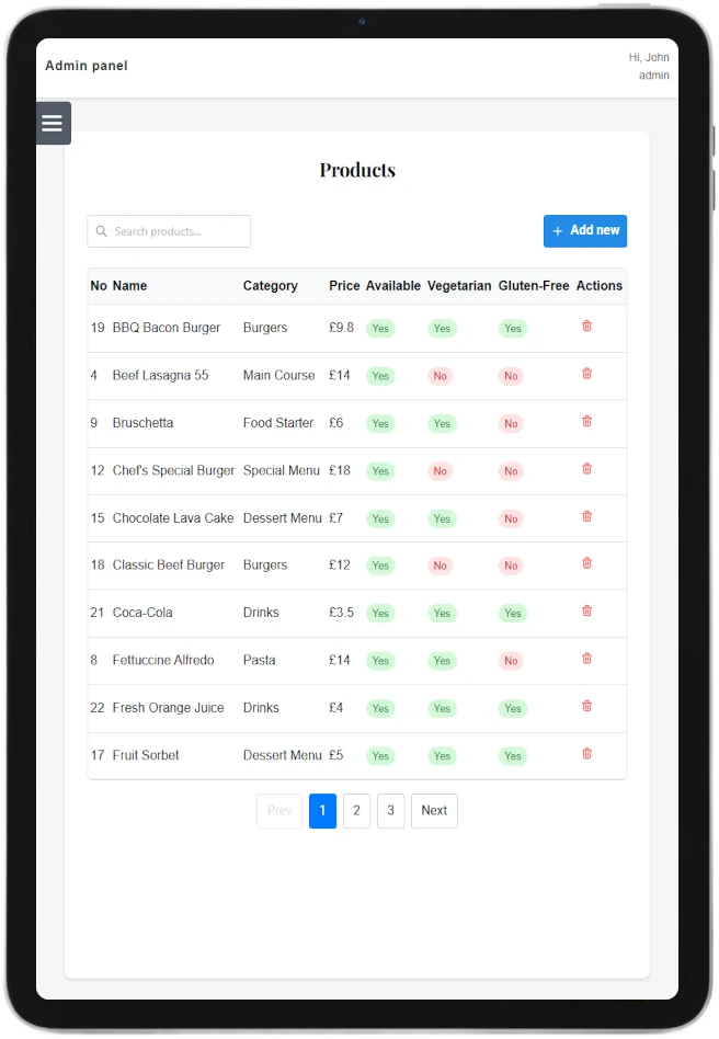 Restaurant POS & Management System